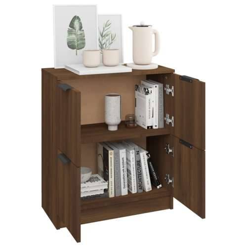 Komoda boja hrasta smeđi 60 x 30 x 70 cm od konstruiranog drva - Smeđi hrast 1 Cijena