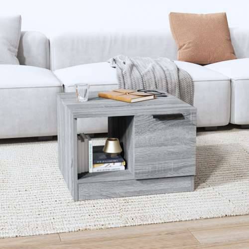 Stolić za kavu boja hrasta 50x50x36 40 cm konstruirano drvo - Sivi hrast sonoma 1 Cijena