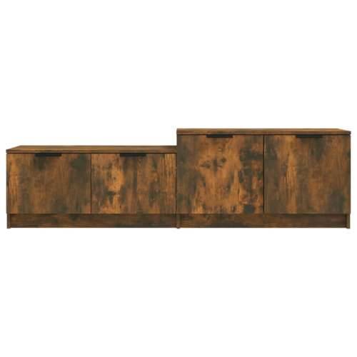 TV ormarić boja dimljenog hrasta158,5x36x45cm konstruirano drvo - Dimljeni hrast 1 Cijena