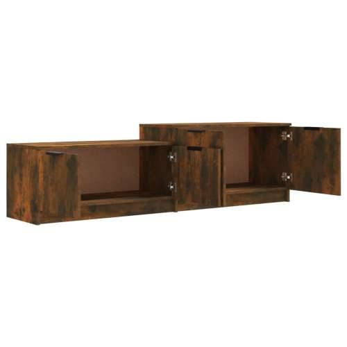 TV ormarić boja dimljenog hrasta158,5x36x45cm konstruirano drvo - Dimljeni hrast 1 Cijena