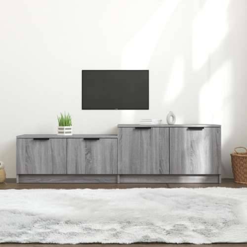 TV ormarić boja hrasta sonome 158,5x36x45 cm konstruirano drvo - Sivi hrast sonoma 1 Cijena