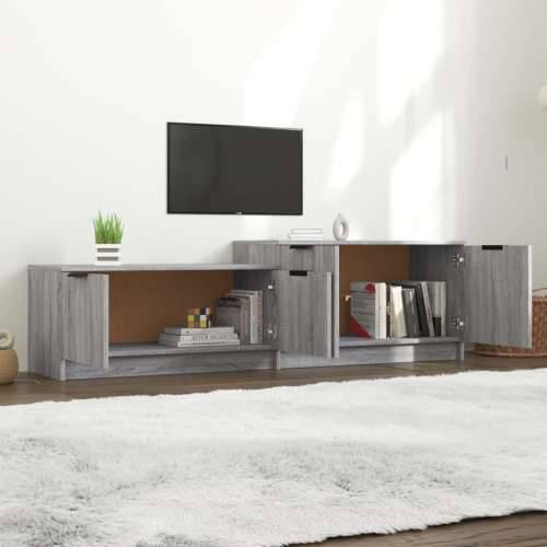 TV ormarić boja hrasta sonome 158,5x36x45 cm konstruirano drvo - Sivi hrast sonoma 1 Cijena