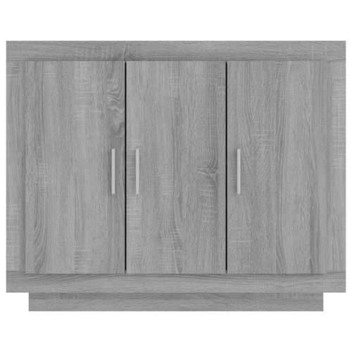 Komoda boja hrasta sonome 92x35x75 cm od konstruiranog drva - Sivi hrast sonoma 1 Cijena