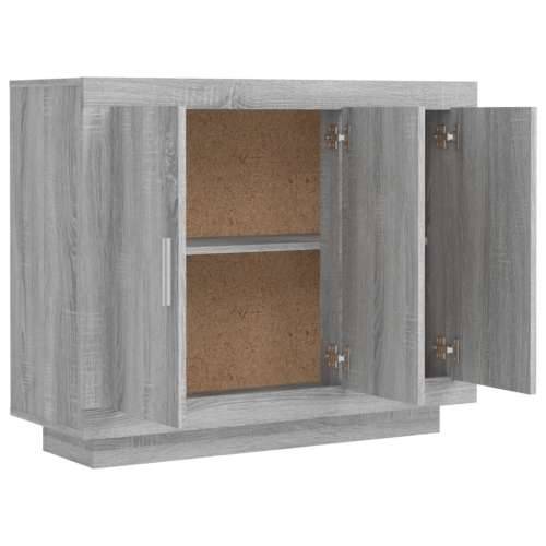 Komoda boja hrasta sonome 92x35x75 cm od konstruiranog drva - Sivi hrast sonoma 1 Cijena