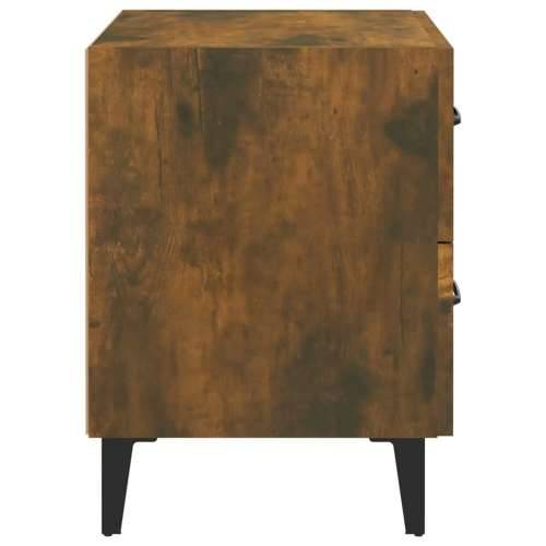 Noćni ormarići 2 kom boja dimljenog hrasta 40x35x47,5 cm - Dimljeni hrast 2 Cijena