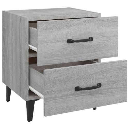 Noćni ormarići 2 kom boja hrasta sonome 40x35x47,5 cm - Sivi hrast sonoma 2 Cijena