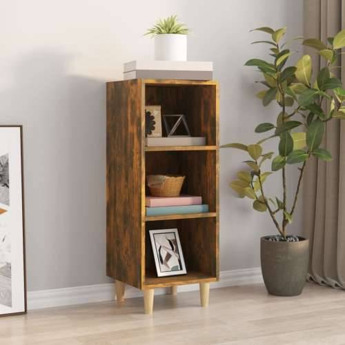 Komoda boja dimljenog hrasta 34,5x32,5x90 cm konstruirano drvo - Dimljeni hrast 1 Cijena