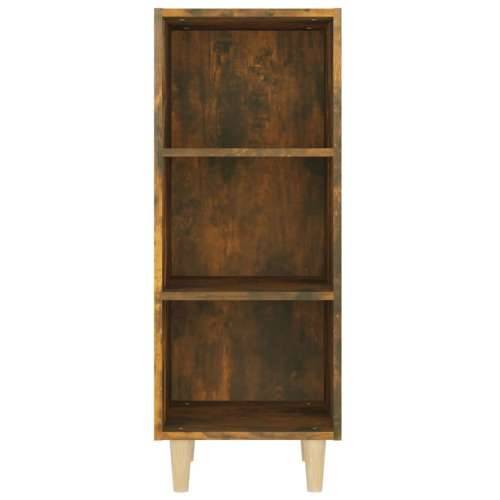 Komoda boja dimljenog hrasta 34,5x32,5x90 cm konstruirano drvo - Dimljeni hrast 1 Cijena