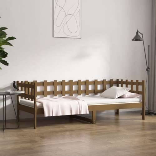 Dnevni ležaj smeđa boja meda 90x200 cm od masivne borovine - boja meda 90 x 200 cm Cijena