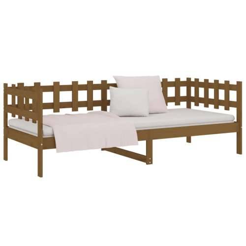 Dnevni ležaj smeđa boja meda 90x200 cm od masivne borovine - boja meda 90 x 200 cm Cijena