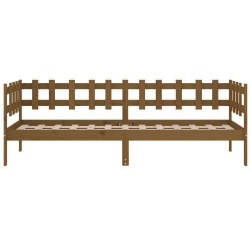 Dnevni ležaj smeđa boja meda 90x200 cm od masivne borovine - boja meda 90 x 200 cm Cijena