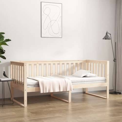 Dnevni krevet bez madraca 100x200 cm puno drvo bor - Prirodna 100 x 200 cm Cijena