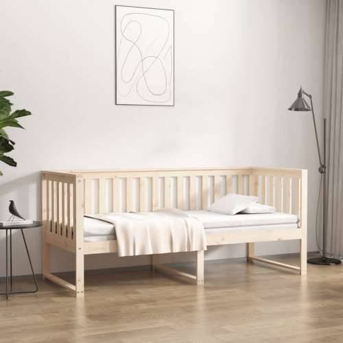 Dnevni krevet bez madraca 75x190 cm od masivne borovine - Prirodna 75 x 190 cm Cijena