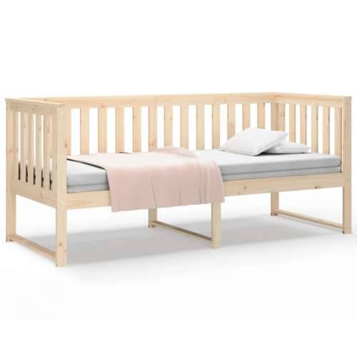 Dnevni krevet bez madraca 75x190 cm od masivne borovine - Prirodna 75 x 190 cm Cijena