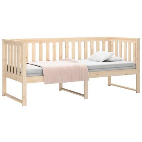 Dnevni krevet bez madraca 75x190 cm od masivne borovine - Prirodna 75 x 190 cm Cijena