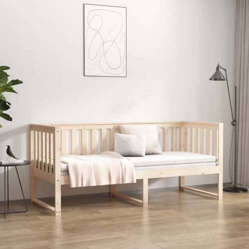 Dnevni krevet bez madraca 75x190 cm od masivne borovine - Prirodna 75 x 190 cm Cijena