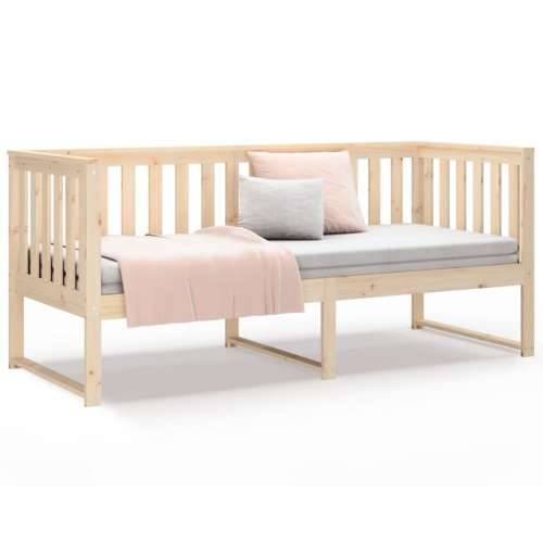 Dnevni krevet bez madraca 75x190 cm od masivne borovine - Prirodna 75 x 190 cm Cijena