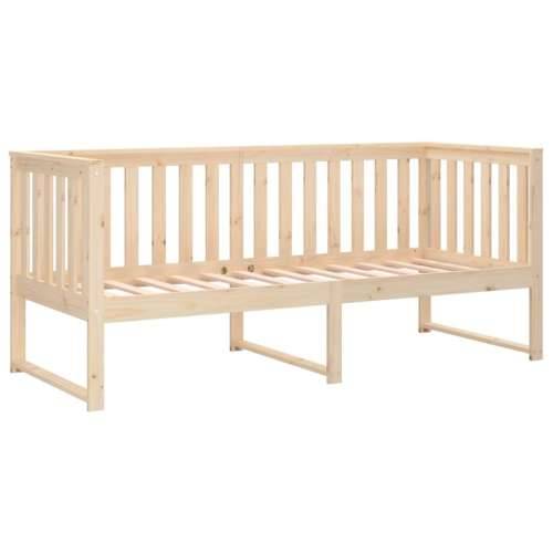 Dnevni krevet bez madraca 75x190 cm od masivne borovine - Prirodna 75 x 190 cm Cijena