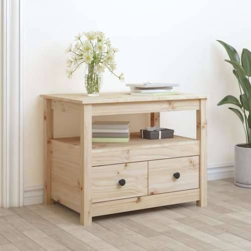 Stolić za kavu 71 x 49 x 55 cm od masivne borovine - Prirodna 1 Cijena