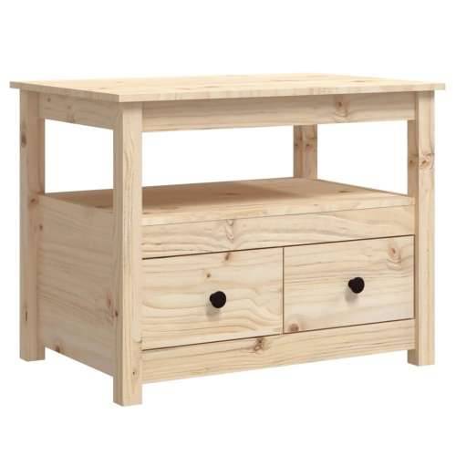 Stolić za kavu 71 x 49 x 55 cm od masivne borovine - Prirodna 1 Cijena