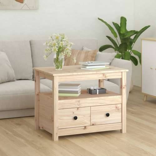 Stolić za kavu 71 x 49 x 55 cm od masivne borovine - Prirodna 1 Cijena