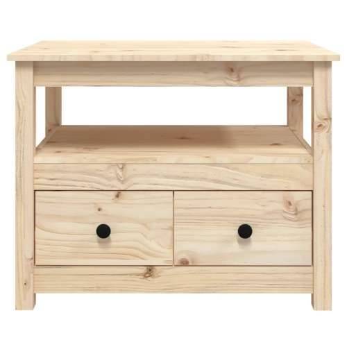 Stolić za kavu 71 x 49 x 55 cm od masivne borovine - Prirodna 1 Cijena