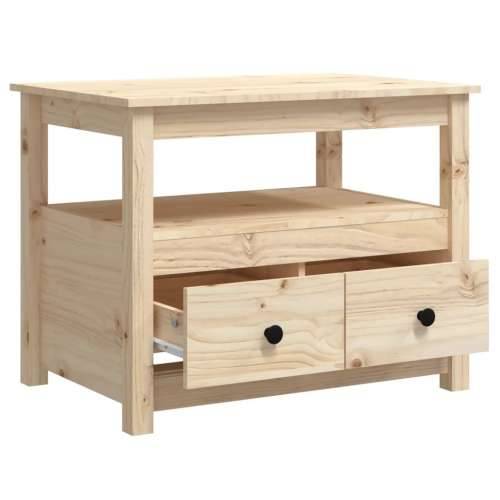 Stolić za kavu 71 x 49 x 55 cm od masivne borovine - Prirodna 1 Cijena