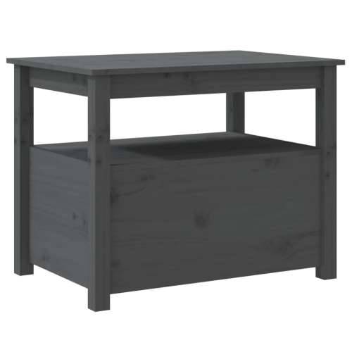 Stolić za kavu sivi 71 x 49 x 55 cm od masivne borovine - Siva 1 Cijena