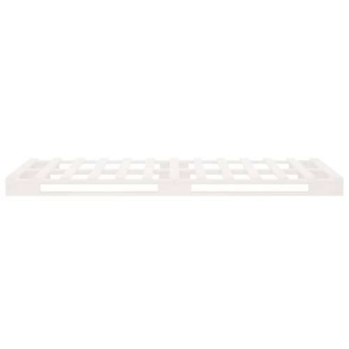 Krevet od paleta bijeli 90x190 cm od masivne borovine mali - Bijela 90 x 190 cm Cijena
