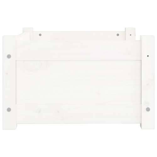Krevet za pse bijeli 55,5x45,5x28 cm od masivne borovine - Bijela 55.5 x 45.5 x 28 cm Cijena