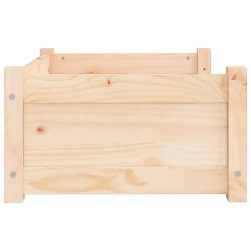 Krevet za pse 65,5 x 50,5 x 28 cm od masivne borovine - Prirodna 65.5 x 50.5 x 28 cm Cijena