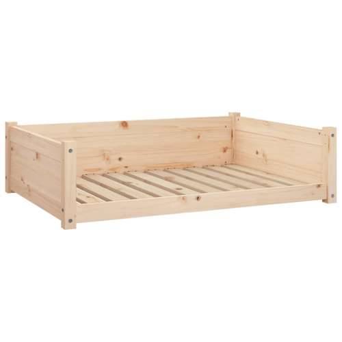 Krevet za pse 95,5x65,5x28 cm od masivne borovine - Prirodna 95.5 x 65.5 x 28 cm Cijena