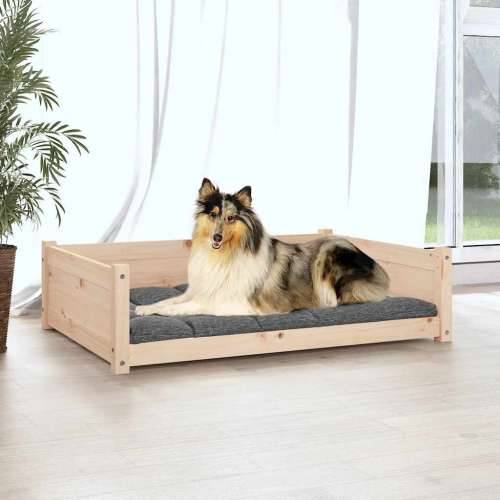 Krevet za pse 95,5x65,5x28 cm od masivne borovine - Prirodna 95.5 x 65.5 x 28 cm Cijena
