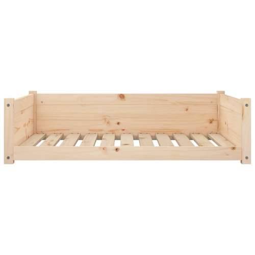 Krevet za pse 95,5x65,5x28 cm od masivne borovine - Prirodna 95.5 x 65.5 x 28 cm Cijena