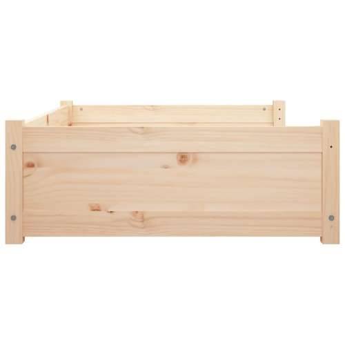 Krevet za pse 95,5x65,5x28 cm od masivne borovine - Prirodna 95.5 x 65.5 x 28 cm Cijena