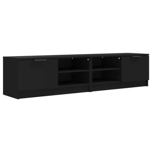 TV ormarići 2 kom crni 80 x 35 x 36,5 cm od konstruiranog drva - Crna 2 Cijena