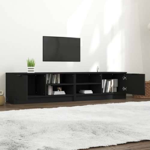 TV ormarići 2 kom crni 80 x 35 x 36,5 cm od konstruiranog drva - Crna 2 Cijena