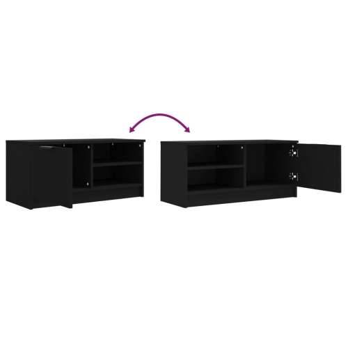 TV ormarići 2 kom crni 80 x 35 x 36,5 cm od konstruiranog drva - Crna 2 Cijena