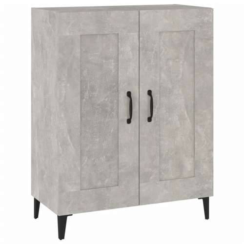 Komoda siva boja betona 69,5 x 34 x 90 cm od konstruiranog drva - Beton siva 1 Cijena