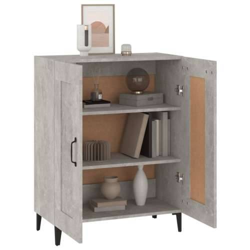 Komoda siva boja betona 69,5 x 34 x 90 cm od konstruiranog drva - Beton siva 1 Cijena