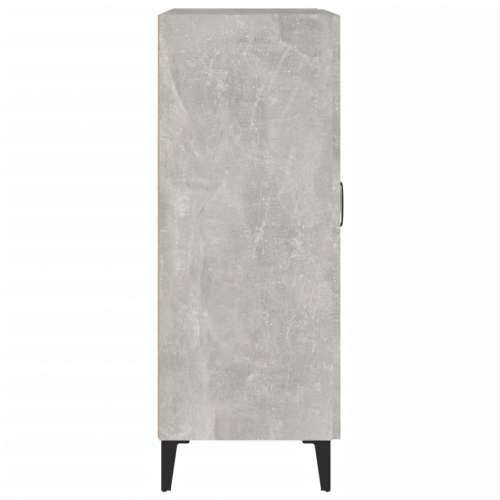 Komoda siva boja betona 69,5 x 34 x 90 cm od konstruiranog drva - Beton siva 1 Cijena