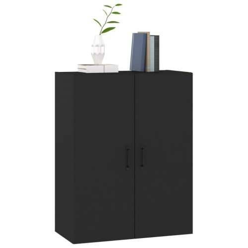 Viseći ormarić crni 69,5 x 34 x 90 cm od konstruiranog drva - Crna 1 Cijena