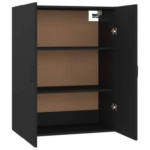 Viseći ormarić crni 69,5 x 34 x 90 cm od konstruiranog drva - Crna 1 Cijena