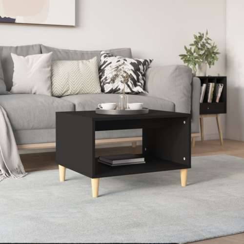 Stolić za kavu crni 60x50x40 cm od konstruiranog drva - Crna 1 Cijena