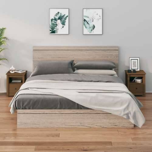 Noćni ormarići 2 kom boja meda 40x35x49 cm od masivne borovine - boja meda 2 Cijena