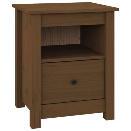 Noćni ormarići 2 kom boja meda 40x35x49 cm od masivne borovine - boja meda 2 Cijena