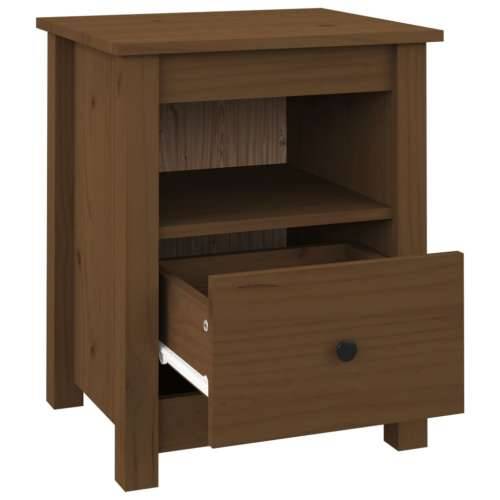 Noćni ormarići 2 kom boja meda 40x35x49 cm od masivne borovine - boja meda 2 Cijena