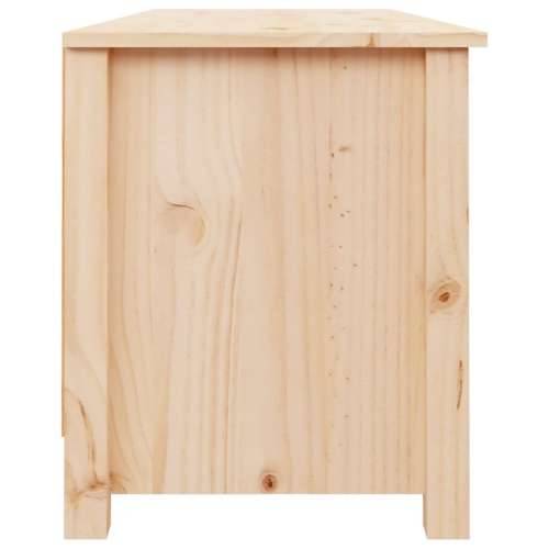 Klupa za cipele 110 x 38 x 45,5 cm od masivne borovine - Prirodna 1 110 cm Cijena
