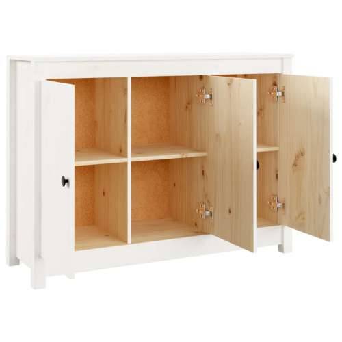 Komoda bijela 100 x 35 x 74 cm od masivne borovine - Bijela 1 Cijena