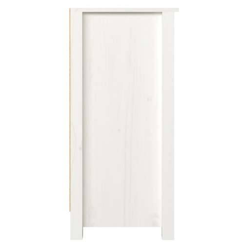Komoda bijela 100 x 35 x 74 cm od masivne borovine - Bijela 1 Cijena